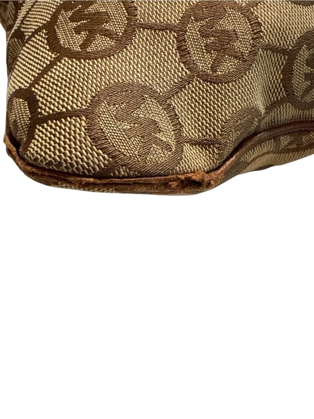 Michael Kors Brown Logo Crossbody Messenger Bag